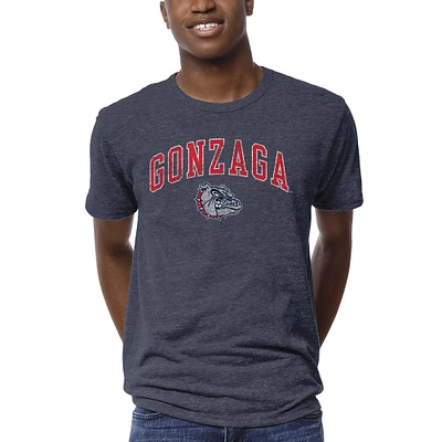 Men's League Collegiate Wear Heather Navy Gonzaga Bulldogs 1965 Victory Falls T-Shirt