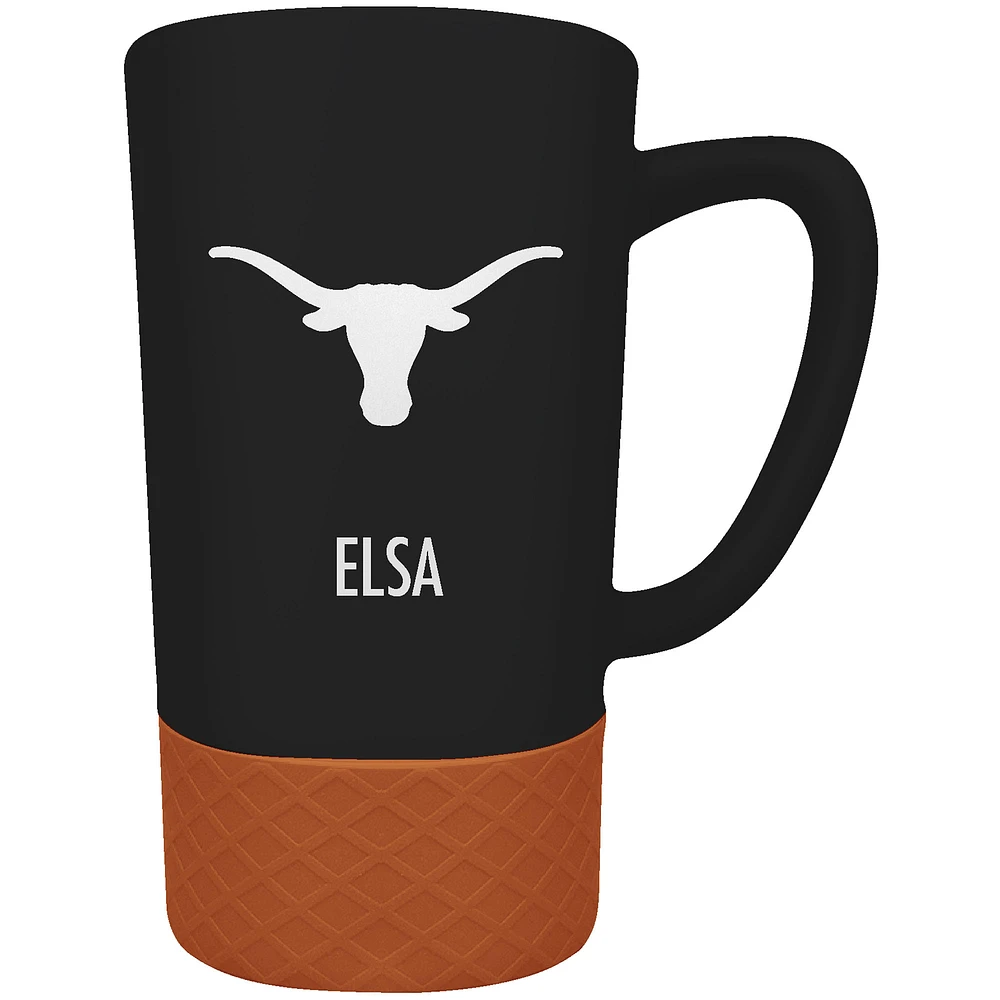 Texas Longhorns Team Logo 16oz. Personalized Laser Etched Jump Mug