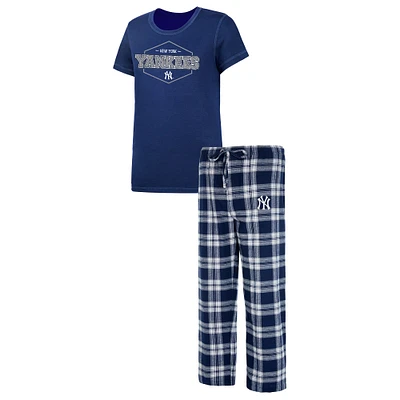 Women's Concepts Sport Navy/Gray New York Yankees Plus Badge Sleep Set