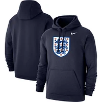 Men's Nike Navy England National Team Club Primary Pullover Hoodie