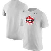 Men's Nike White Canada Soccer Core T-Shirt