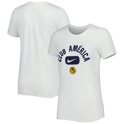 Women's Nike White Club America Lockup Legend Performance T-Shirt