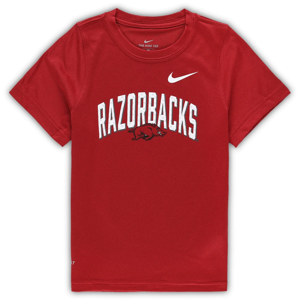 Preschool Nike Cardinal Arkansas Razorbacks Sideline Legend Performance T-Shirt