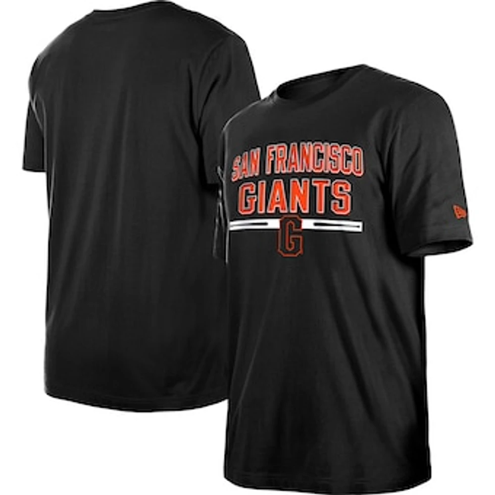 Men's New Era Black San Francisco Giants Batting Practice T-Shirt