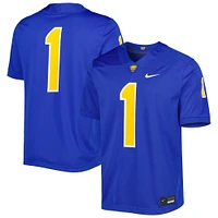 Men's Nike #1 Royal Pitt Panthers Untouchable Football Jersey