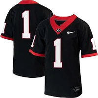 Toddler Nike #1 Black Georgia Bulldogs Untouchable Football Jersey