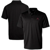 Men's Cutter & Buck Bobby Bowden Black Florida State Seminoles Prospect Textured Stretch DryTec Polo