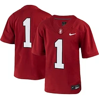 Youth Nike #1 Crimson Stanford Cardinal 1st Armored Division Old Ironsides Untouchable Football Jersey