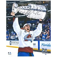 Nicolas Aube-Kubel Colorado Avalanche Autographed 16" x 20" 2022 Stanley Cup Champions Raising Cup Photograph