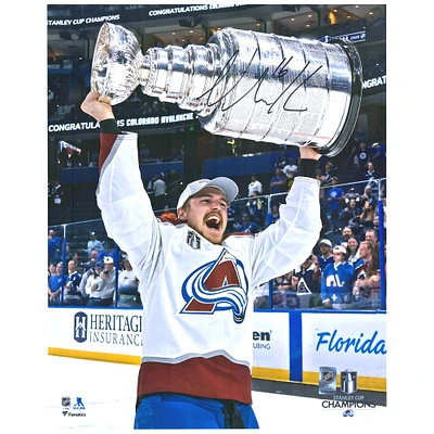 Nicolas Aube-Kubel Colorado Avalanche Autographed 16" x 20" 2022 Stanley Cup Champions Raising Cup Photograph