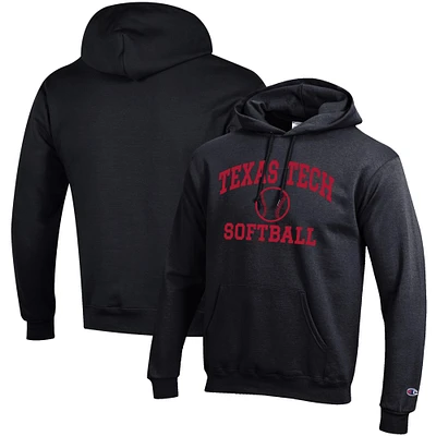 Men's Champion Texas Tech Red Raiders Softball Icon Pullover Hoodie