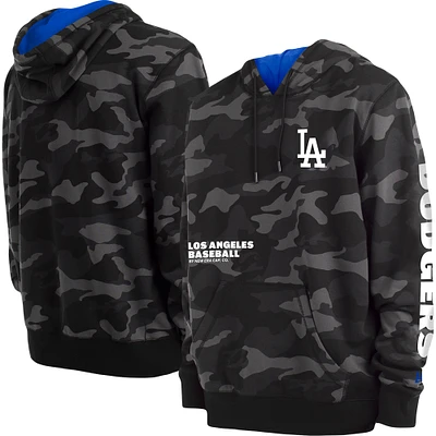 Men's New Era Black Los Angeles Dodgers Camo Pullover Hoodie