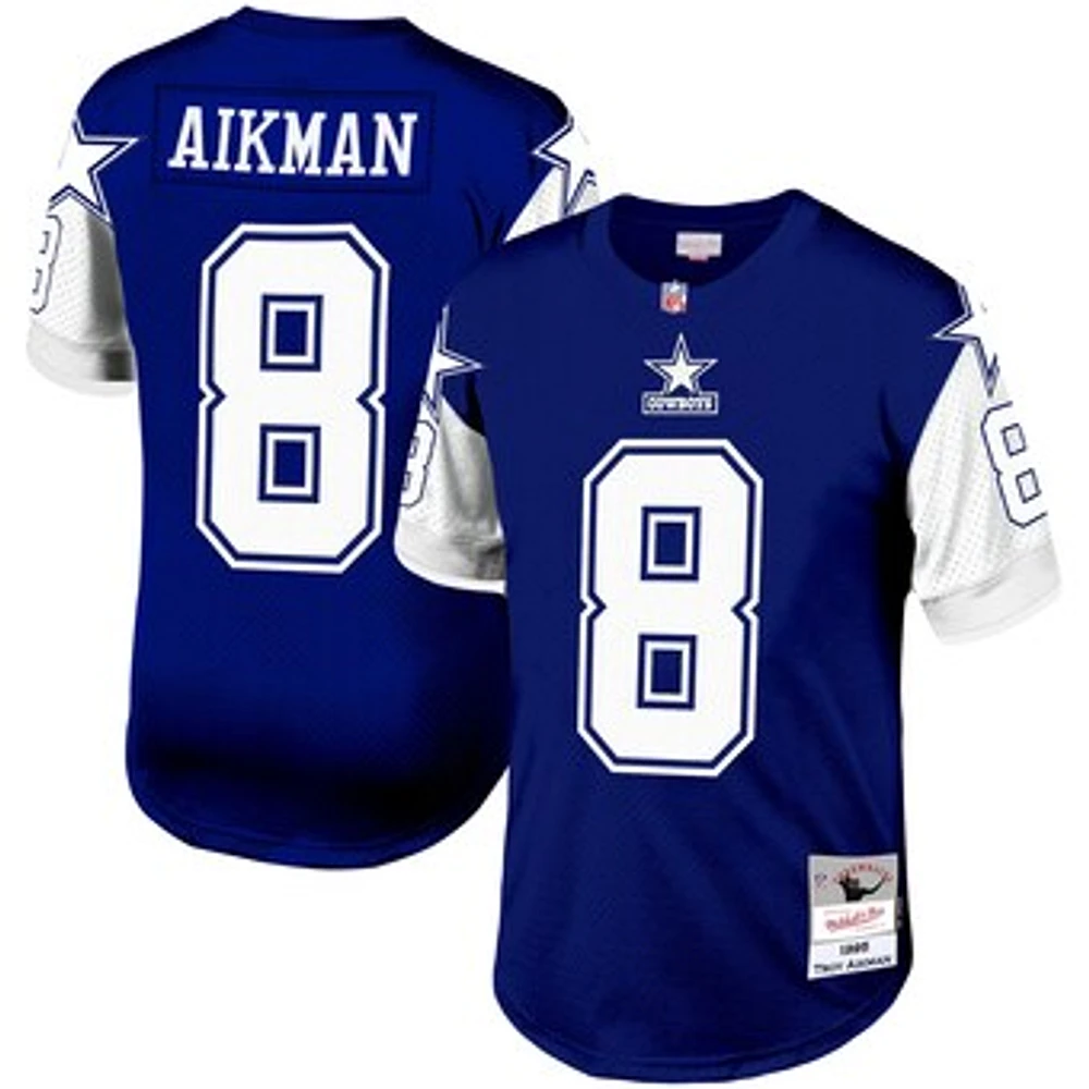 Men's Mitchell & Ness Troy Aikman Navy Dallas Cowboys Legacy Replica Jersey