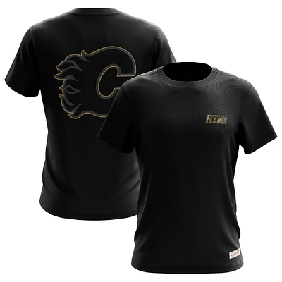 Men's Mitchell & Ness Black Calgary Flames - Gold Coins T-Shirt