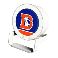 Denver Broncos Historic Team Logo Night Light Charger with Bluetooth Speaker