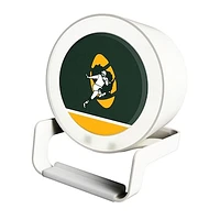 Green Bay Packers Historic Team Logo Night Light Charger with Bluetooth Speaker
