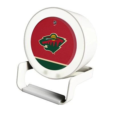 Minnesota Wild Night Light Wireless Charger And Bluetooth Speaker