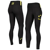 Women's Pro Standard Black Utah Jazz Classics Lux Leggings