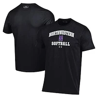 Men's Under Armour Northwestern Wildcats Softball Performance T-Shirt