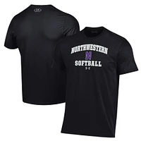 Men's Under Armour Northwestern Wildcats Softball Performance T-Shirt
