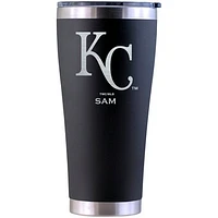 Kansas City Royals Personalized 30oz. Laser Etched Black Tumbler