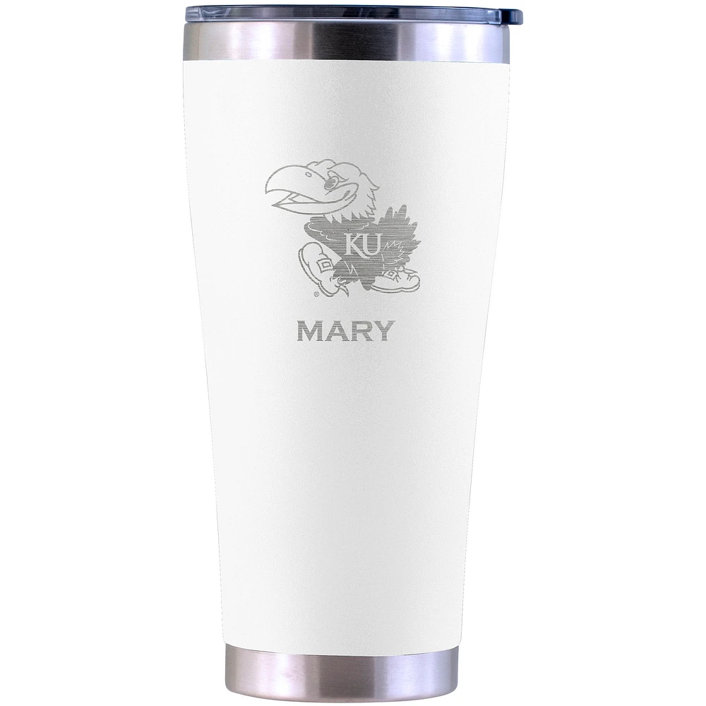 Kansas Jayhawks Personalized 30oz. Laser Etched Tumbler