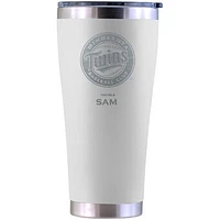 Minnesota Twins Personalized 30oz. Laser Etched White Tumbler