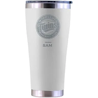 Minnesota Twins Personalized 30oz. Laser Etched White Tumbler