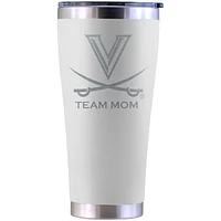 Virginia Cavaliers Personalized 30oz. Laser Etched White Tumbler