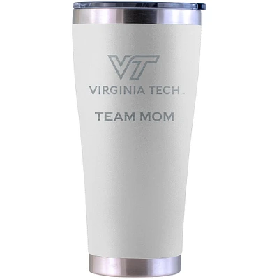 Virginia Tech Hokies Personalized 30oz. Laser Etched White Tumbler