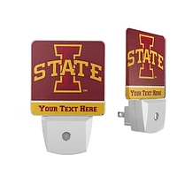 Iowa State Cyclones Personalized 2-Piece Nightlight Set