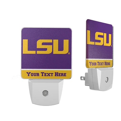LSU Tigers Personalized 2-Piece Nightlight Set