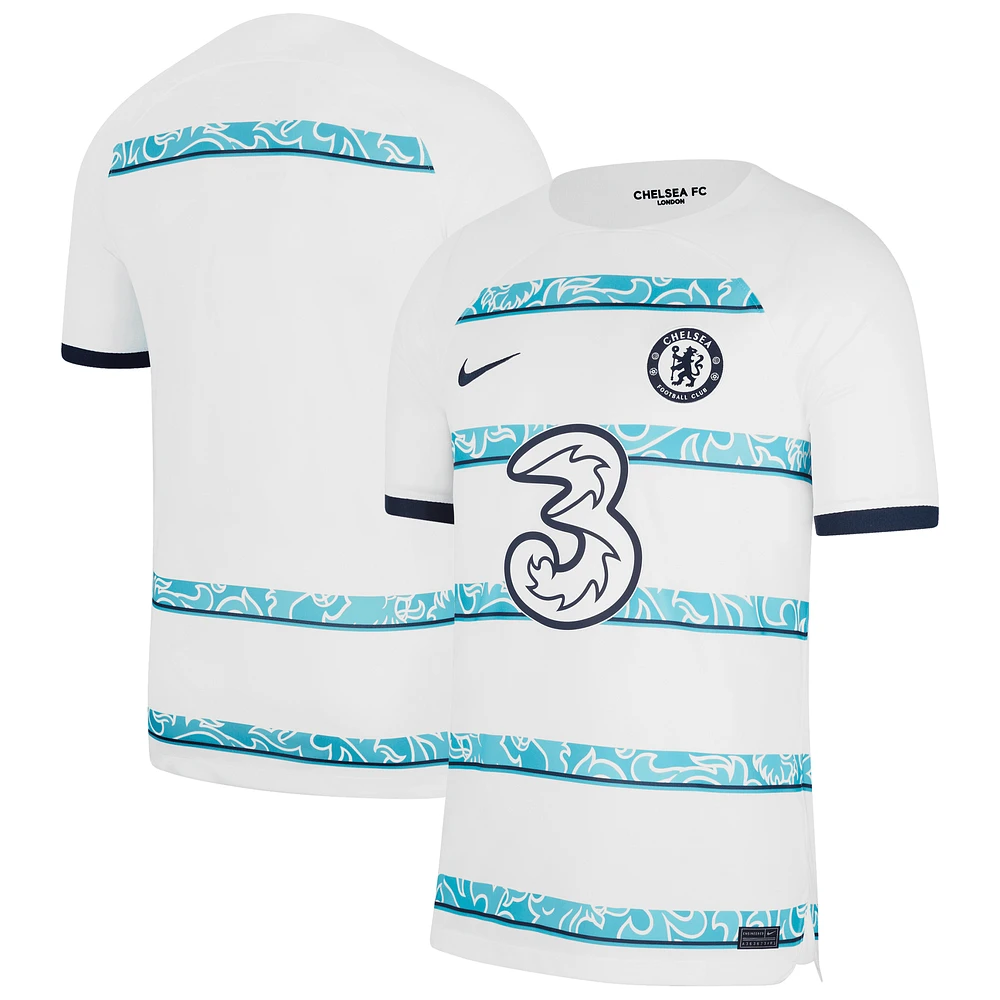 Men's Nike White Chelsea 2022/23 Away Breathe Stadium Blank Replica Jersey