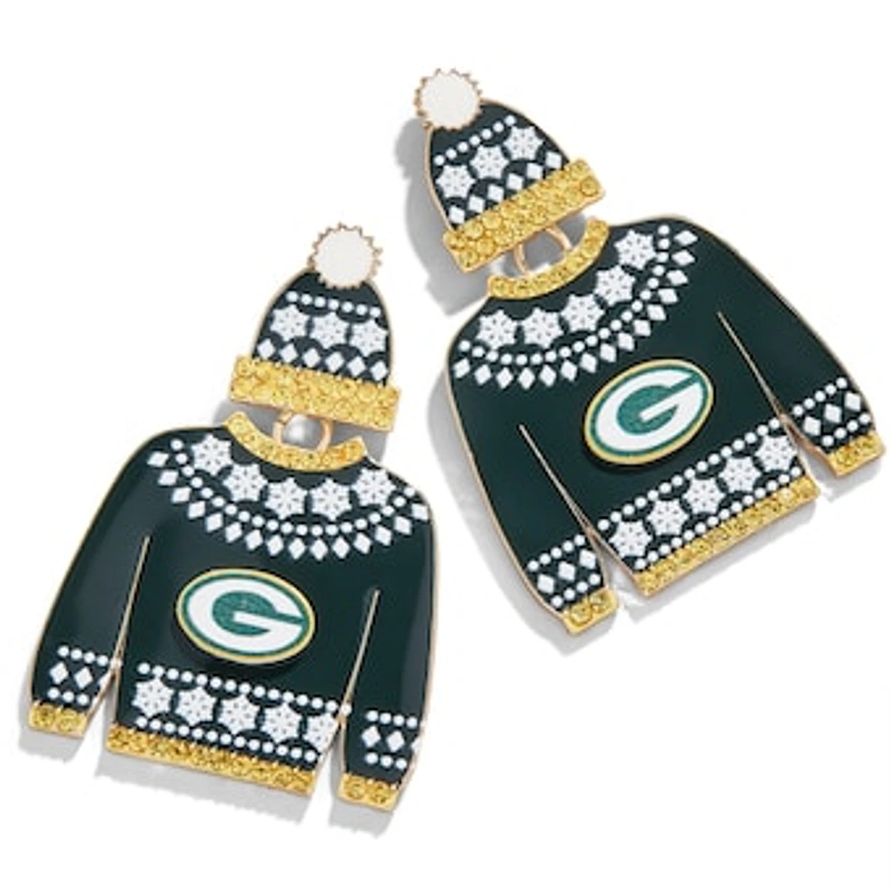 Women's BaubleBar Green Bay Packers Sweater Earrings