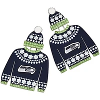 Women's BaubleBar Seattle Seahawks Sweater Earrings