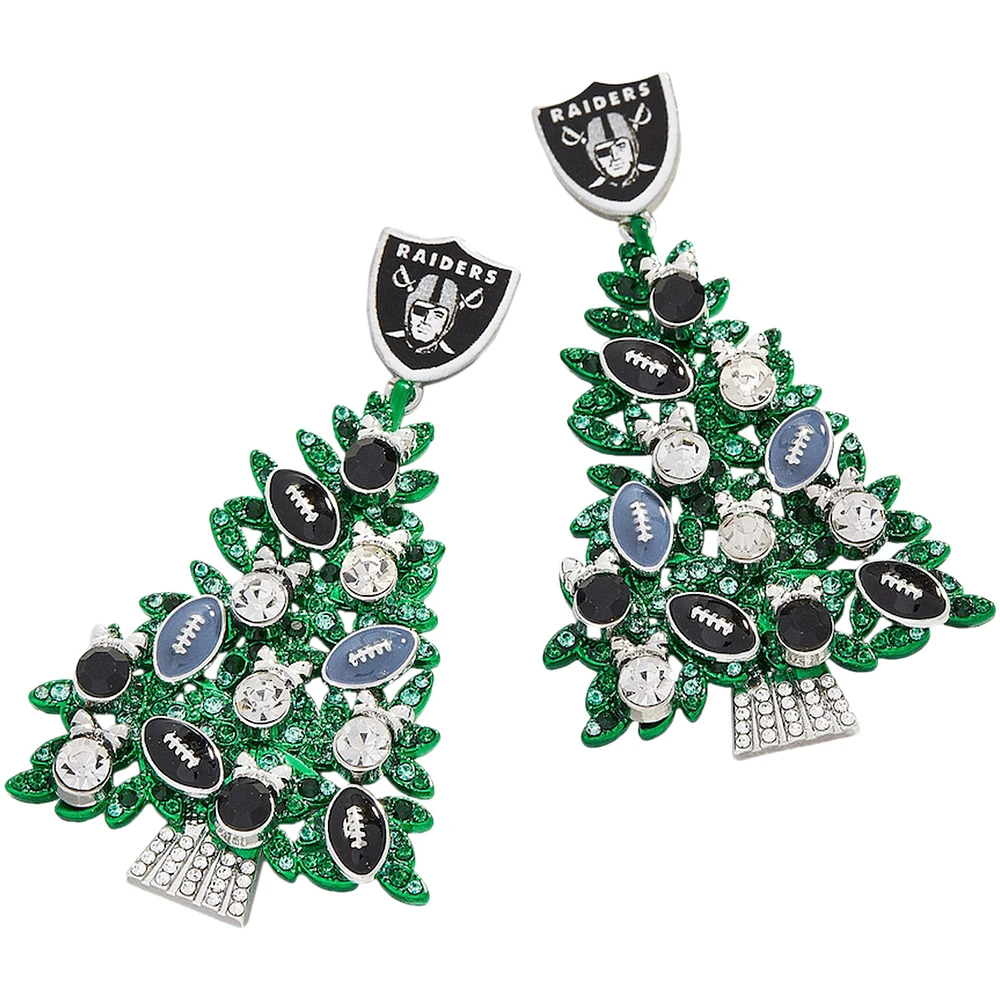 Women's BaubleBar Las Vegas Raiders Tree Earrings