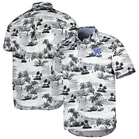 Men's Tommy Bahama Black Kentucky Wildcats Tropical Horizons Button-Up Shirt