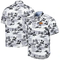 Men's Tommy Bahama Black Oklahoma State Cowboys Tropical Horizons Button-Up Shirt