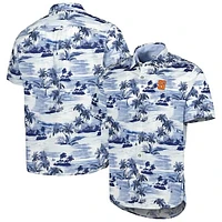 Men's Tommy Bahama Navy Syracuse Orange Tropical Horizons Button-Up Shirt