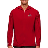 Men's Antigua Red St. Louis Cardinals Legacy Full-Zip Hoodie