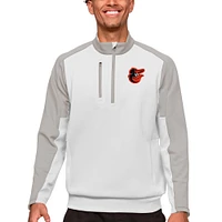 Men's Antigua Baltimore Orioles Team Quarter-Zip Pullover Top