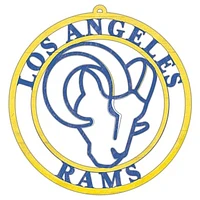 Los Angeles Rams 16'' Team Color Logo Cutout