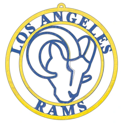 Los Angeles Rams 16'' Team Color Logo Cutout