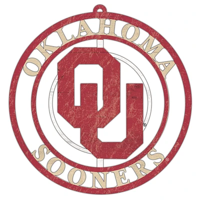 Oklahoma Sooners 16'' Team Color Logo Cutout