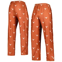 Men's Concepts Sport Texas Orange Texas Longhorns Logo Flagship Allover Print Pants