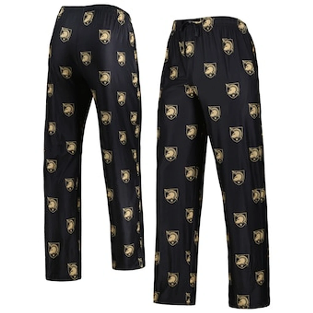 Men's Concepts Sport Black Army Knights Logo Flagship Allover Print Pants