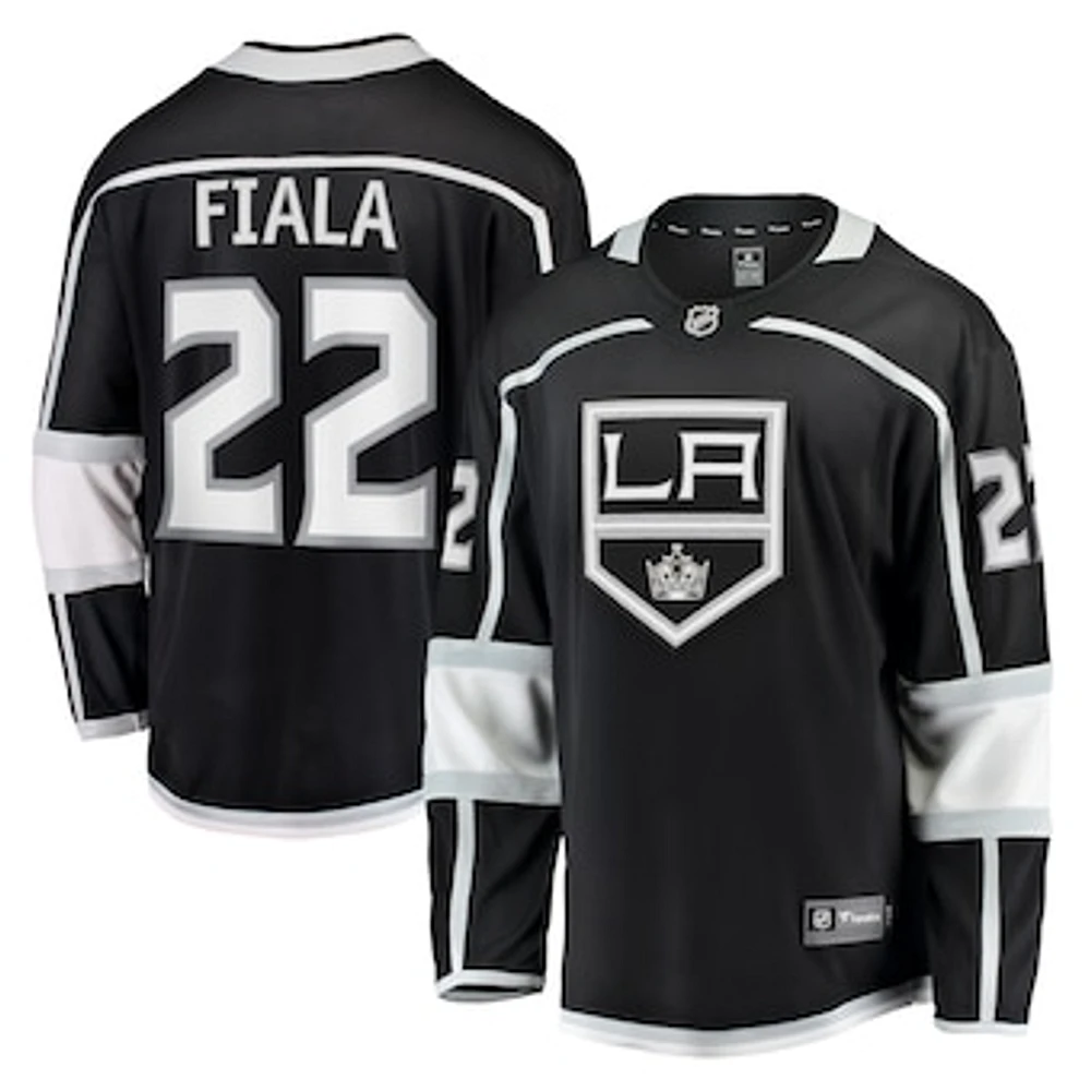 Men's Fanatics Kevin Fiala Black Los Angeles Kings Home Breakaway Player Jersey