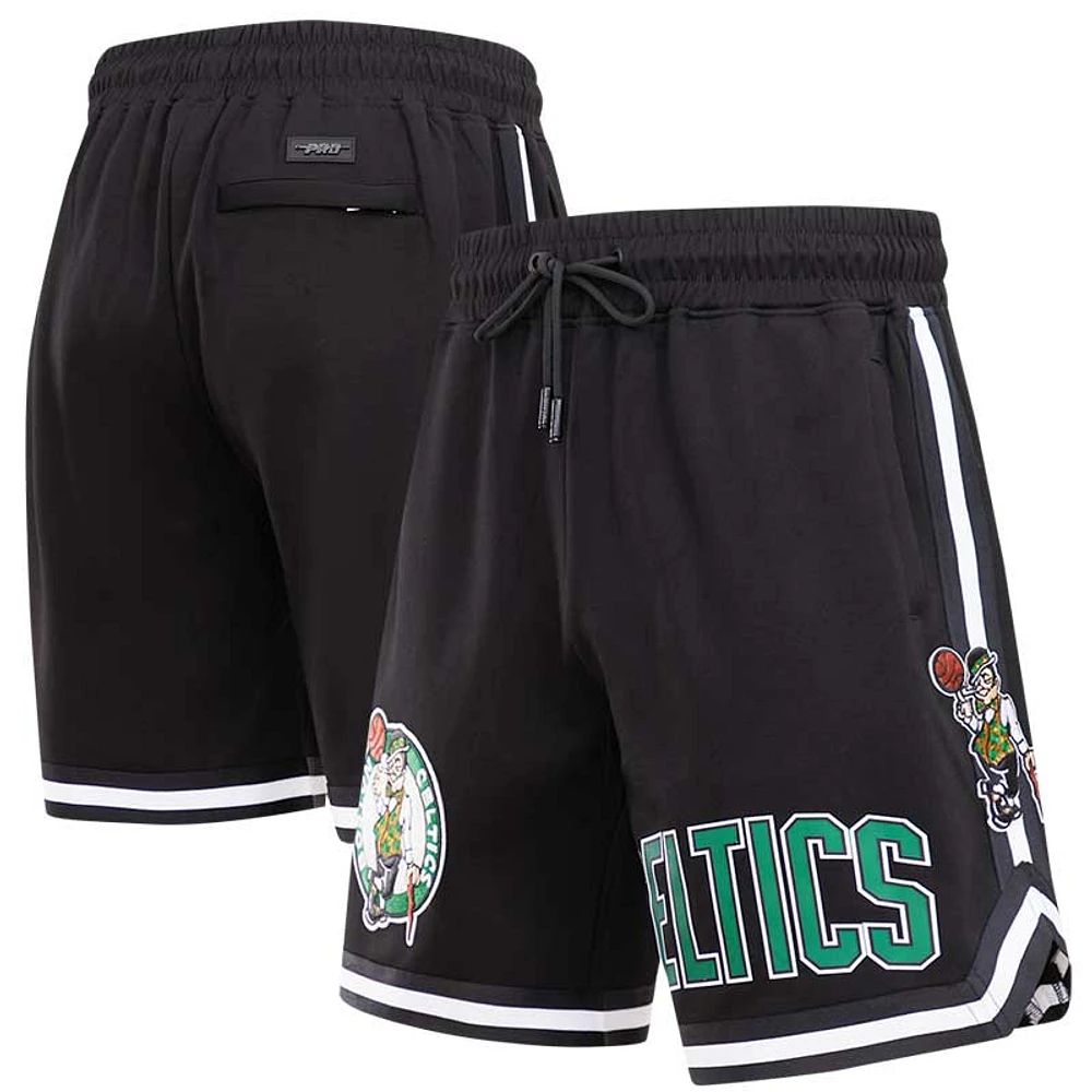 Men's Pro Standard Black Boston Celtics Classic Chenille - Shorts