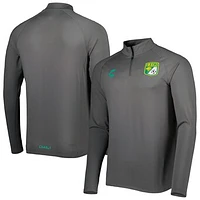 Men's Charly Gray Club Leon Team DRY FACTOR Raglan Quarter-Zip Top