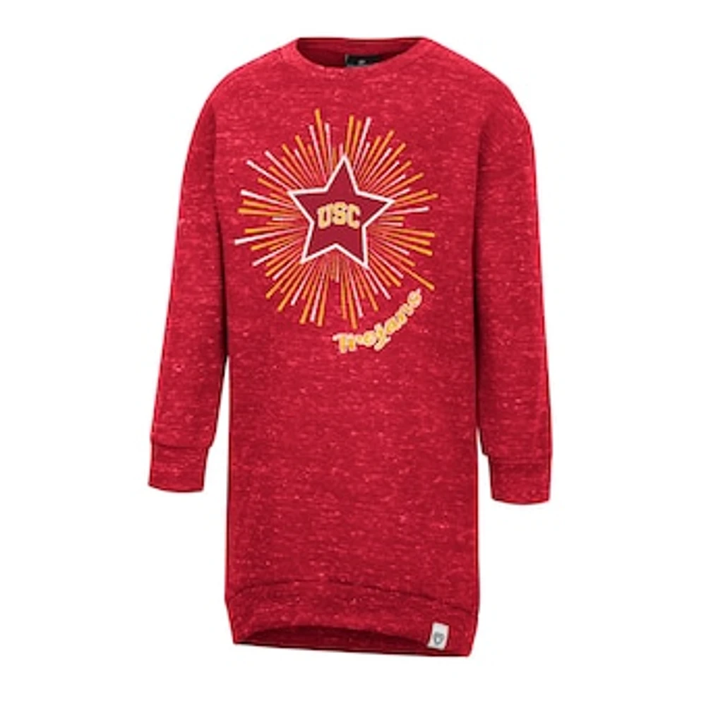 Girls Toddler Colosseum Cardinal USC Trojans Cindy Lou Sweatshirt Dress